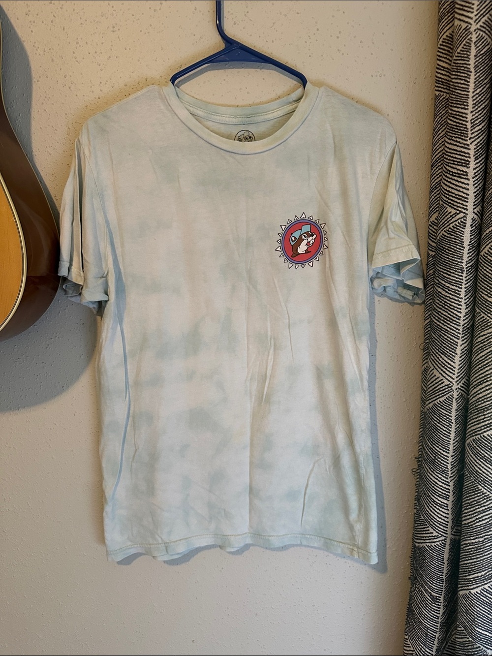 Light Blue Buccee’s Tie-Dye Pocket Logo T-Shirt